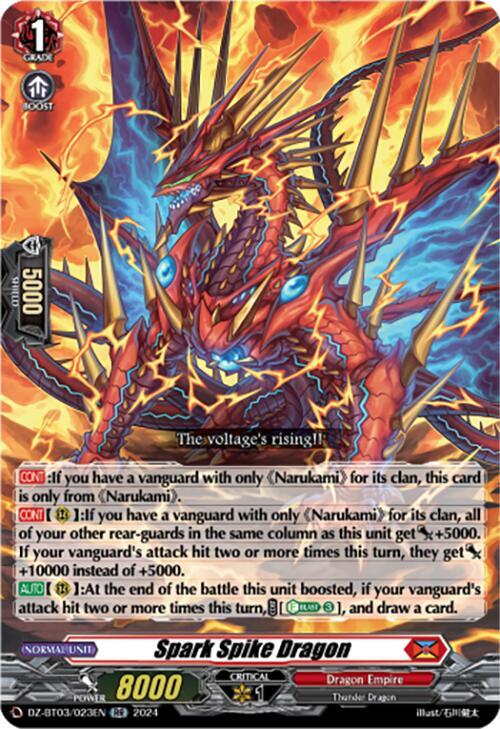 DZ-BT03/023EN Spark Spike Dragon RR DZBT03