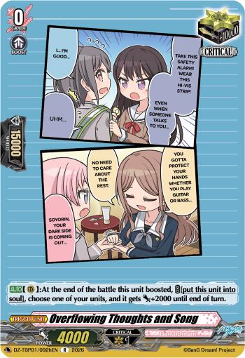 DZ-TBP01/092hEN Overflowing Thoughts and Song R DZTBP01