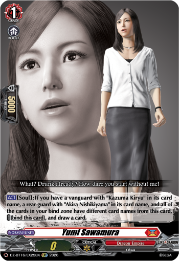DZ-BT16/EX25EN Yumi Sawamura EXC DZBT16
