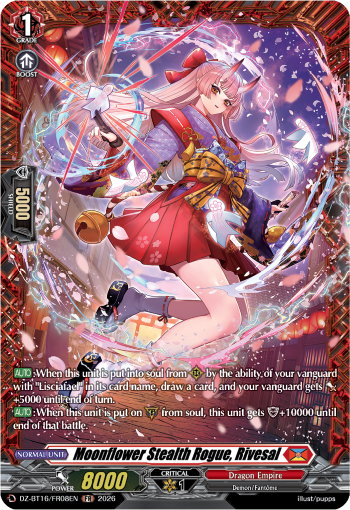 DZ-BT16/FR08EN Moonflower Stealth Rogue, Rivesal FR DZBT16