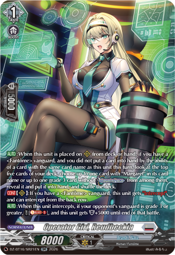 DZ-BT16/SR21EN Operator Girl, Reudbeckia SR DZBT16