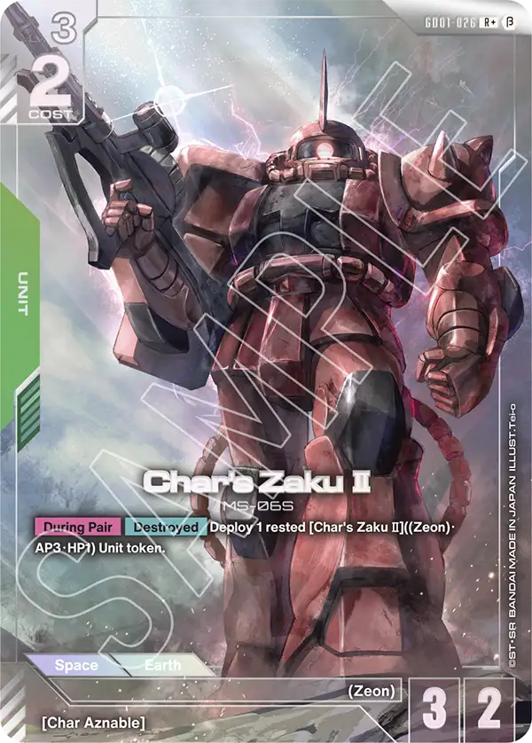 GD01-026/Char's Zaku ? R+