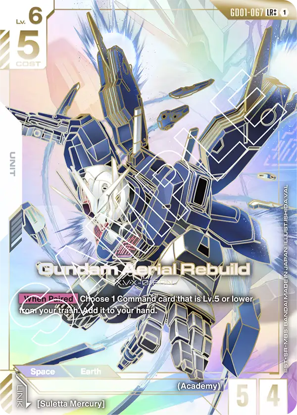 GD01-067/Gundam Aerial Rebuild LR++ GD01