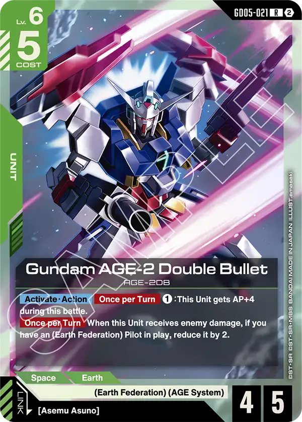 GD05-021/Gundam AGE-2 Double Bullet R