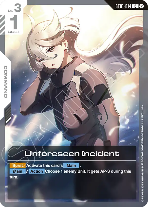 ST01-014/Unforeseen Incident C