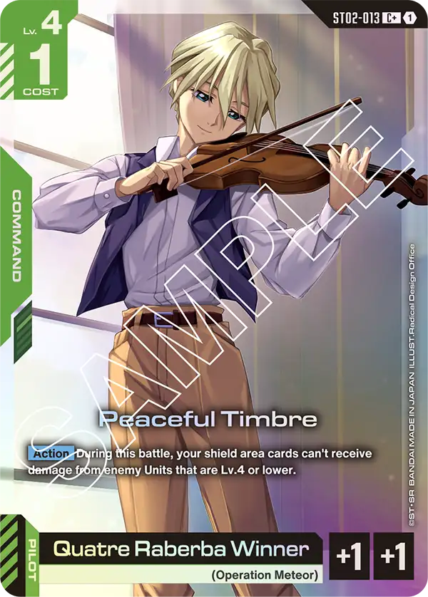 ST02-013/Peaceful Timbre C+ ST02