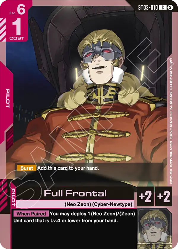 ST03-010/Full Frontal C