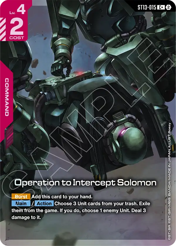 ST13-015/Operation to Intercept Solomon C+ ST13