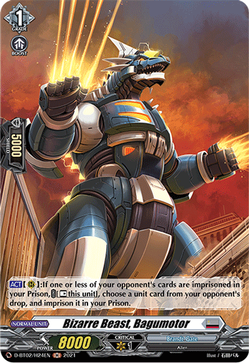 D-BT02/H24EN Bizarre Beast, Bagumotor H