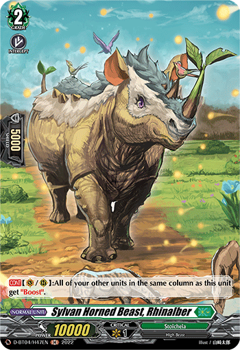 D-BT04/H47EN Sylvan Horned Beast, Rhinalber H
