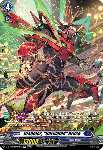 D-BT04/SP04EN Diabolos, "Unrivaled" Bruce SP