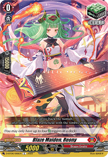 D-BT06/068EN Blaze Maiden, Reony C