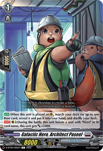 D-BT06/080EN Galactic B-Hero, Architect Paseel C