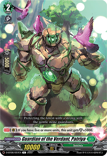 D-BT06/097EN Guardian of the Verdant, Patriya C