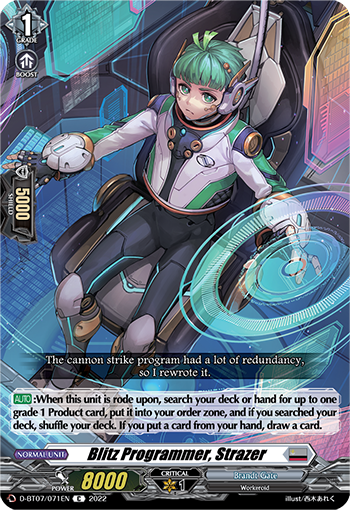 D-BT07/071EN Blitz Programmer, Strazer C