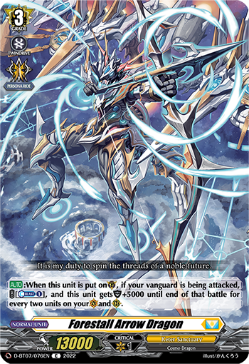 D-BT07/076EN Forestall Arrow Dragon C