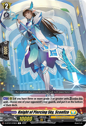 D-BT07/078EN Knight of Piercing Sky, Sconfiza C