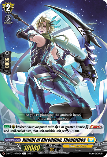 D-BT07/079EN Knight of Shredding, Theutathes C