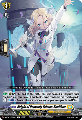 D-BT07/082EN Knight of Heavenly Echoes, Sonithea C