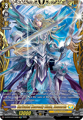 D-BT07/FFR10EN Unrivaled Heavenly Blade, Descorda FFR