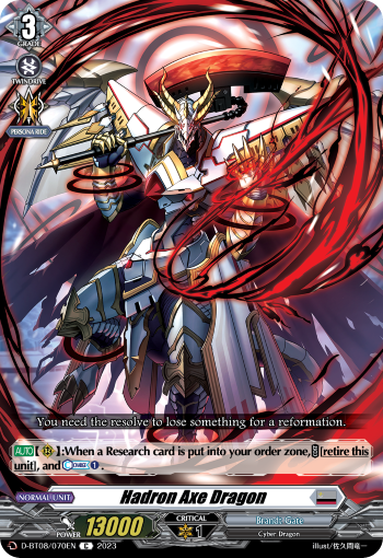 D-BT08/070EN Hadron Axe Dragon C