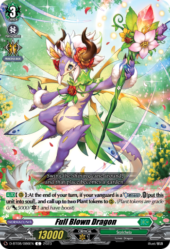 D-BT08/086EN Full Blown Dragon C