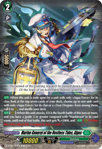 D-BT08/089EN Marine General of the Restless Tides, Algos C