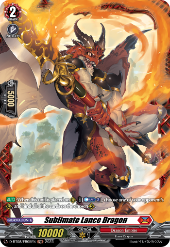 D-BT08/FR05EN Sublimate Lance Dragon FR