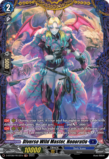 D-BT08/FR12EN Diverse Wild Master, Honoratio FR