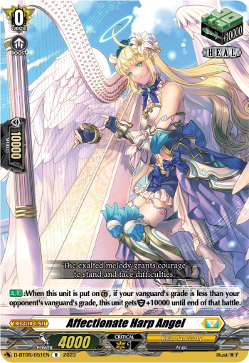 D-BT09/051EN Affectionate Harp Angel R