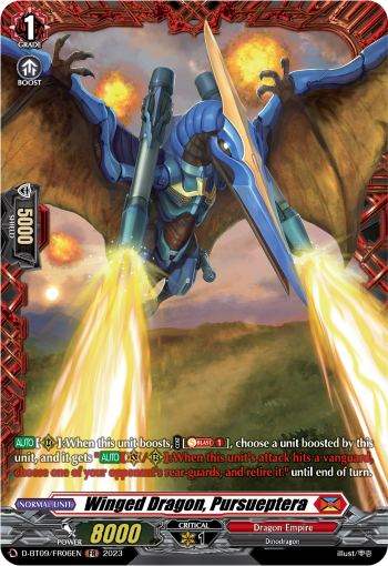 D-BT09/FR06EN Winged Dragon, Pursueptera FR