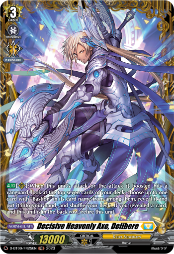 D-BT09/FR25EN Decisive Heavenly Axe, Delibere FR