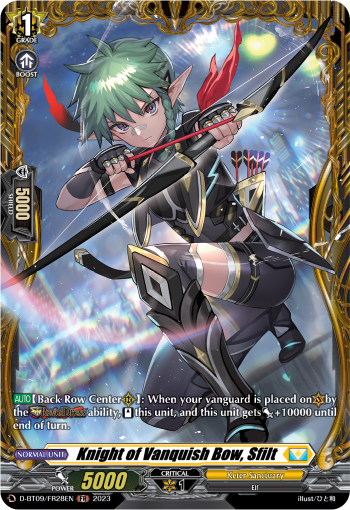 D-BT09/FR28EN Knight of Vanquish Bow, Sfilt FR