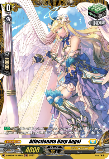 D-BT09/FR31EN Affectionate Harp Angel FR