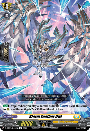 D-BT11/049EN Storm Feather Owl R