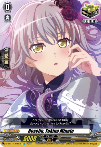 D-BT11/EX16EN Roselia, Yukina Minato EX