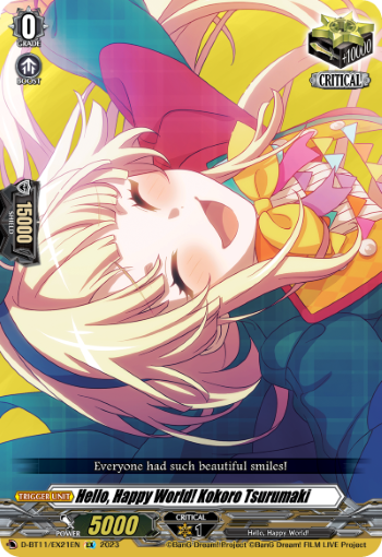 D-BT11/EX21EN Hello, Happy World! Kokoro Tsurumaki EX