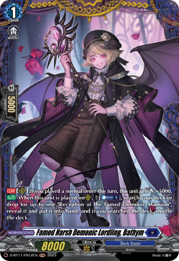 D-BT11/FR12EN Famed Harsh Demonic Lordling, Bathym FR