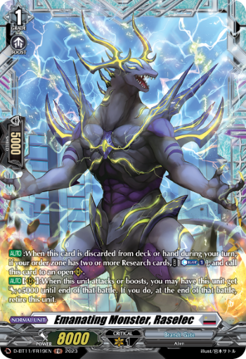 D-BT11/FR19EN Emanating Monster, Raselec FR