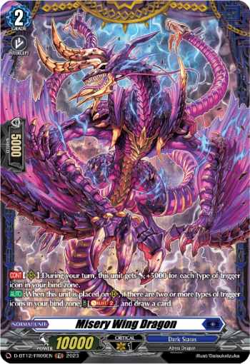 D-BT12/FR09EN Misery Wing Dragon FR