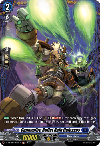 D-BT12/FR12EN Cannonfire Bullet Rain Colossus FR