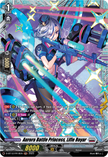 D-BT12/FR18EN Aurora Battle Princess, Lifle Royar FR