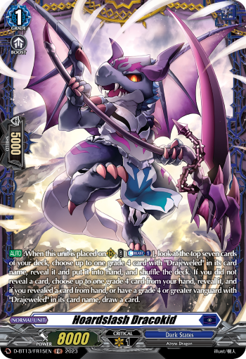 D-BT13/FR15EN Hoardslash Dracokid FR