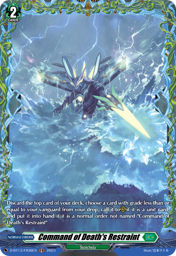 D-BT13/FR36EN Command of Death's Restraint FR