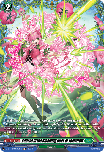 D-BT13/FR40EN Believe in the Blooming Buds of Tomorrow FR