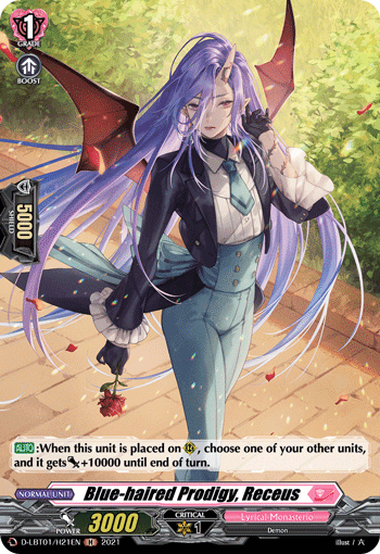 D-LBT01/H21EN Blue-haired Prodigy, Receus H