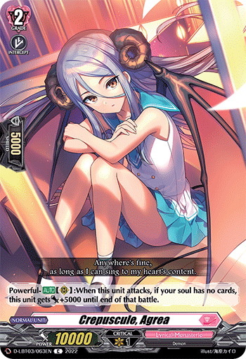 D-LBT03/063EN Crepuscule, Agrea C