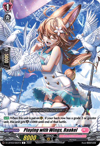 D-LBT03/082EN Playing with Wings, Raake C