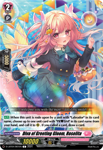 D-LBT04/61EN Diva of Greeting Gloom, Roselita C