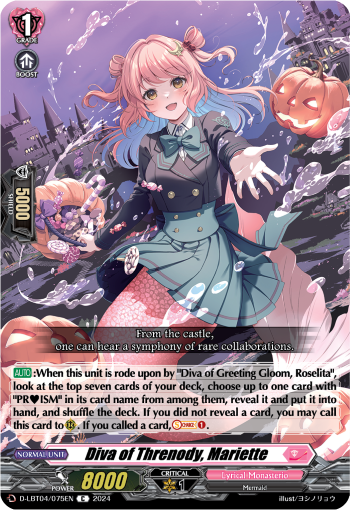 D-LBT04/75EN Diva of Threnody, Mariette C